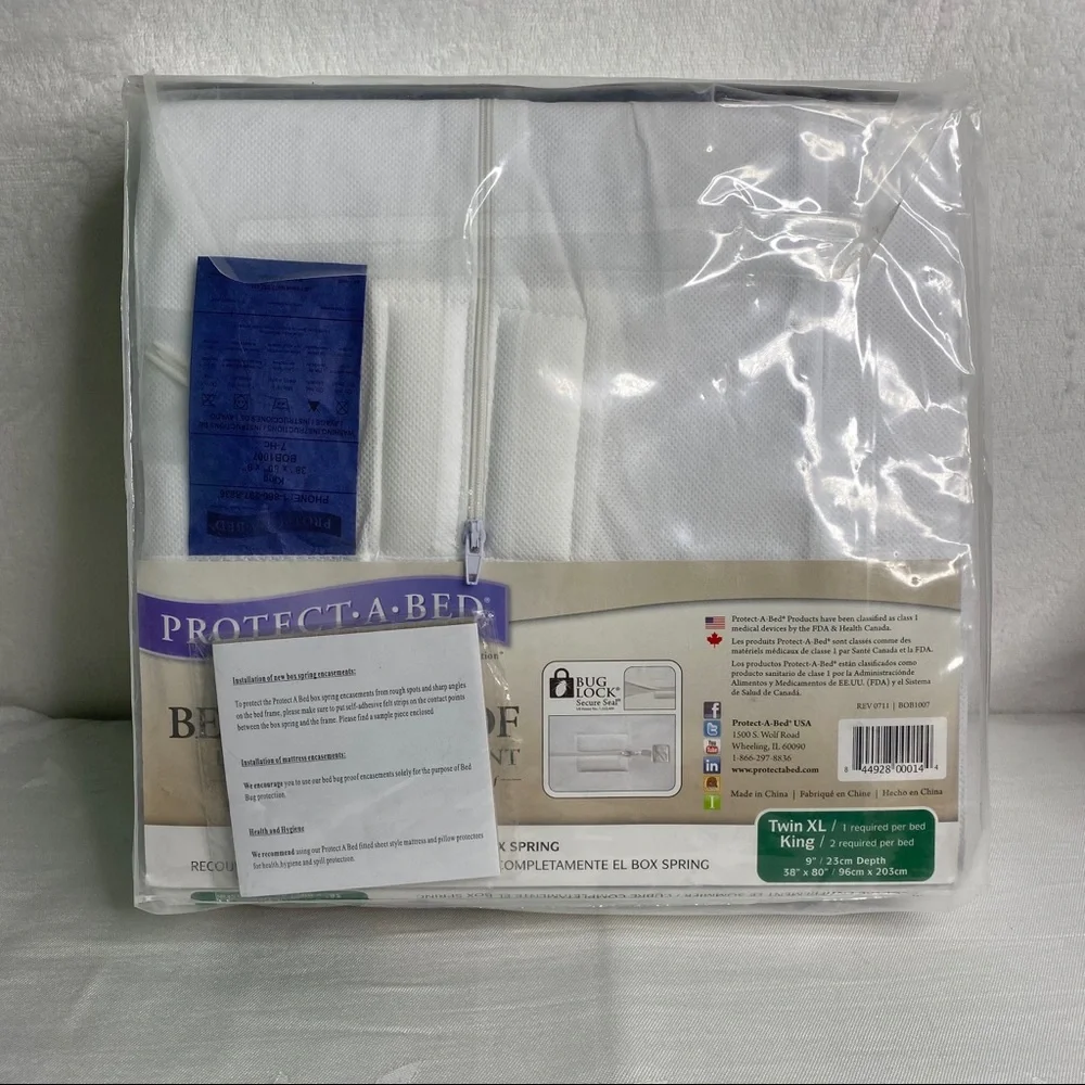 PROTECT A BED BED BUG PROOF encasement TWIN XL
